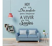 43x56cmSpanish Classic Celebrity Quotes Removable Decal,PVC Material Cinyl Wallpaper,Art Wall Stickers,Wateproof Wallpape,Home Deco