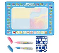 44×32cm Reusable Water Drawing Fabric Mat, Mess-Free Water Sketch Pad, Portable Creative Graffiti Cloth Mat for Adult Indoor Leisure, Outdoor Relaxation & Personal Art Creation