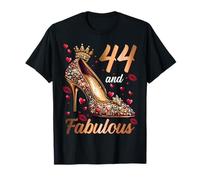44 And Fabulous 44 Years Old High Heels 44th Birthday T-Shirt