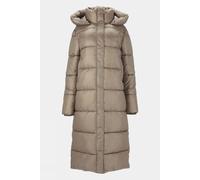 44 Athlecia Womens Elly Maxi Puffer Jacket Brown Size 16