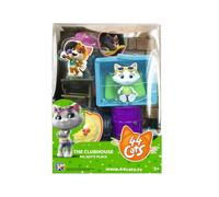 44 Cats Buffycats Friends Figures - Smoby Collectible Toy - Place Playset Accs