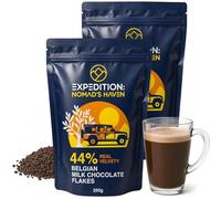 44% Milk Belgian Hot Chocolate Flakes Real Chocolate Drink Mix 500g