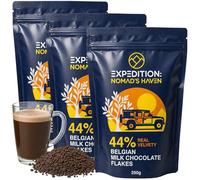 44% Milk Belgian Hot Chocolate Flakes Real Chocolate Drink Mix 750g