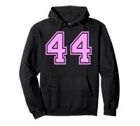 44 Number Forty-Four Sports Varsity College Girl Matching Pullover Hoodie