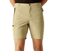 Regatta Men's Water Repellent Leesville II Multi Pocket Walking Shorts Oat, Size: 44