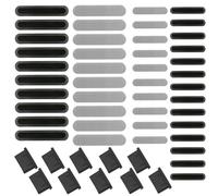 44 Pack Mesh Anti Dust Proof Adhesive Net Sticker with 10 Pcs USB C Anti Dust Plugs, Speaker Dustproof Cover with Dust Pluggy Kit Protects Charging Compatible with iPhone 16 15 14 13 12 11 Pro