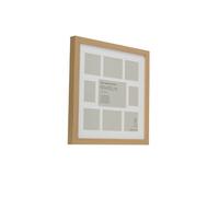 44 x 44cm Oak Effect Multi Aperture Picture Photo Frame