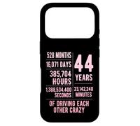 44 Years Married Funny 44th Wedding Anniversary Case for iPhone 17 Pro