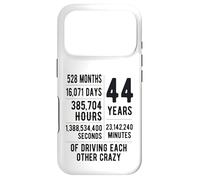 44 Years Married Funny 44th Wedding Anniversary Case for iPhone 17 Pro