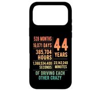44 Years Married Funny 44th Wedding Anniversary Case for iPhone 17 Pro Max