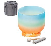 440 Hz Quartz Frosted Crystal Singing Bowl C/D/E/F/G/A/B Note,With Free Bag Mallets For Sound Healing Bath Therapy Meditation Yoga Instrument Zen,C Note,8 Inch