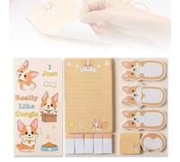 440-Sheet Post It Notes Pack, Dog-Shaped Sticky Notes with 11 Designs for Office, School & Home Use