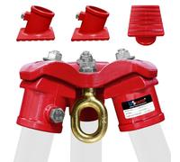4400 Lbs Heavy Duty Lifting Tripod Set, Angle-Adjustable Hoist Stand with 360° Rotating Ring & Anti-Slip Base, Tripod Head & Base for Chain Hoist, Lever Hoist, Puller, Garage, Warehouse, Construction