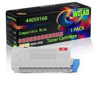 44059168 44059167 44059166 44059165 Compatible for Okidata OKI Toner Cartridge with Chip MC861dn MC861cdxn MC861cdtn MC861 MC851dn MC851cdxn MC851cdtn Printers (1 Pack Magenta)