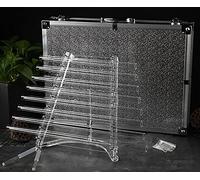 440Hz 8 Note CDEFGABC Quartz Crystal Singing Harp for Sound Healing, Healing Musical Instrument with Free Alumina Carrying Case and Mallet (Size : 432Hz)