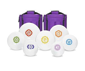 440Hz Frosted Quartz Crystal Bowl 7-12in Set, With Chakra Mark, With Carry Case, Rubber Mallet, Suede Stick, O-ring, For Meditation, Yoga, Sound Healing