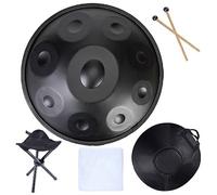 440Hz Handpan Steel Drums Musical Instrument Kurd Minor,9/10 /12Notes Hand Drum/Purple - 12 Notes