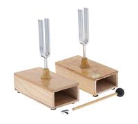 440HZ Wooden Resonant Box with Tuning Fork Acoustic Science Tools