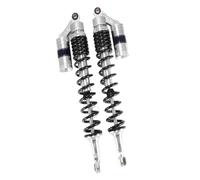 440mm Motorcycle Shock Absorber 17.3" Air Suspension for ATV Off-Road Bike Front Rear Shock Absorber(Sivler Black)