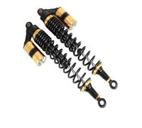 440mm Motorcycle Shock Absorber 17.3" Air Suspension for ATV Off-Road Bike Front Rear Shock Absorber(Black Golden)