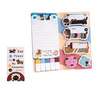 440pcs Cute Sticky Notes Set, Pack of 11 Pads Sticky Tabs in Different Sizes, Multicolor Adhesive Page Markers Labels, Book Annotation Tab, Index Post It Notes, Stationery Supplies Kit (Cat Dog)