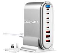 440W Super Fast USB C Charger, GAN 8-Port Charging Station with 100W USB-C and 65W PD Output, Multiport Fast Charger for MacBook Pro/Air, iPhone 16/15/14, iPad, Laptops,Galaxy S25/S24
