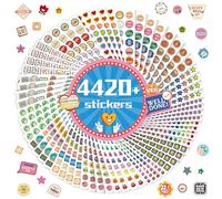 4420+PCS Incentive Stickers, 400+ Designs Stars/Flowers/Thumbs Motivational Sticker Reward Gifts for Teacher Parents Classroom Encourage Kids to Do Chores Go to The Toilet (64 Sheets)