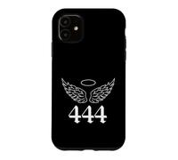 444 Angel Number Wings Halo Spiritual Awakening Divine Case for iPhone 11