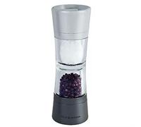 Cole & Mason Lincoln Duo Salt and Pepper Mill, Stainless Steel, Grey, 6.2 x 6.2 x 18.9 cm