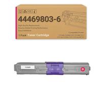 44469803 44469706 44469705 44469704 Toner Cartridge Replacement Compatible for Oki C310dn C330dn C331 C510dn C511 C511dn C530dn C531 C531dn MC351 MC352dn Series & Page Yield magenta