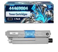 44469804 44469724 44469723 44469722 Toner Cartridges Compatible for Okidata OKI C510OKI C510DN C530dn MC561O MC561dn Printers, With Chip Large Capacity 60000 Pages (1 Pack Black)