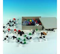 444PCS Molecular Model Kit Set Advanced Science Learning Tool for Organic Chemistry and Biology Models Multicolor Plastic 196 Atoms 244 Link Keys 3 Orbitals 1 Tool