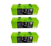 4460mAh 14.4V Li-ion rechargeable Battery Pack, Compatible with Roomba i7+ j7+ i6+, Robot Vacuum Replacement Parts, high capacity, no memory effect.(5200mAh 3-pack)