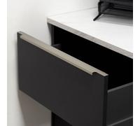 446mm Brushed Nickel Cabinet Profile Handle Cupboard Door Drawer Trim Pull