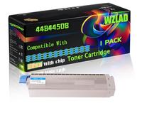 44844508 44844507 44844506 44844505 Compatible for Okidata OKI Toner Cartridge with Chip C831 C831cdtn C831dn C831n C841 C841cdtn C841dn Printers (1 Pack Cyan)