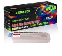 44844508 44844507 44844506 44844505 Compatible for Okidata OKI Toner Cartridge with Chip C831 C831cdtn C831dn C831n C841 C841cdtn C841dn Printers (1 Pack Magenta)
