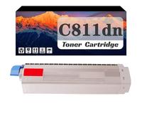 44844508 44844507 44844506 44844505 High Capacity Toner Cartridge Compatible For OKI C811dn C822dn C831dn C841dn Printers magenta