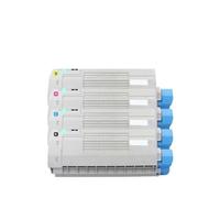44844512 44844511 44844510 44844509 Toner Cartridge Compatible with OKI C831 C831n C831dn MC873 MC873dn MC873dnc MC873dnx Printers, 1*Black(4*Color)