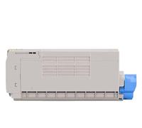44844512 44844511 44844510 44844509 Toner Cartridge Compatible with OKI C831 C831n C831dn MC873 MC873dn MC873dnc MC873dnx Printers, 1*Black(1*Yellow)