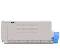 44844512 44844511 44844510 44844509 Toner Cartridge Compatible with OKI C831 C831n C831dn MC873 MC873dn MC873dnc MC873dnx Printers, 1*Black(1*Cyan)