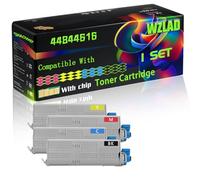 44844616 44844615 44844614 44844613 Compatible for Okidata OKI Toner Cartridge with Chip C822 C822dn Printers (4-Pack BK/C/M/Y)