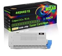 44844616 44844615 44844614 44844613 Compatible for Okidata OKI Toner Cartridge with Chip C822 C822dn Printers (1 Pack Black)