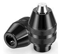 4486 Drill Chuck for Dremel, Ancable Keyless Chuck for Dremel Replacement 1/32-1/8 Chuck Three-Jaw Drill Chuck, Drill Accessories for Dremel 4000, 3000, 300, 200, 100, 8200, etc. (Pack of 2)