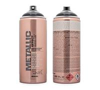 Montana Gold : Spray Paint : 400ml : Metallic Black 9000