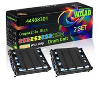 44968301 Compatible for Okidata OKI Drum Unit with Chip C531DN MC562 C321dn MC332DN MC562DN C332 MC342DN Printers (2 Set)