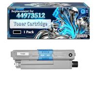 44973512 44973511 44973510 44973509 Toner Cartridge Compatible for Okidata OKI ES3452 MFP ES5431dn ES5462dnw MFP ES543 MFP Printers, With Chip Large Capacity 8000 Pages (1 Pack Black)