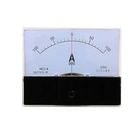 44C2 DC /75mv Amperemeter Gauge Analog Panel AMP Current Meter50A -0-50A Ammeter 3A 5A 10A 20A 30A 50A 100A 200A 300A 500A 1Pcs(10A -0-10A)