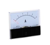 44C2 DC Ammeter Analog Panel Pointer Ammeter DC 1A 3A 5A 10A 15A 20A 30A 50A 75A 100A 150A 300A 450A 500A Amperemeter 1Pcs(20A 75mV)