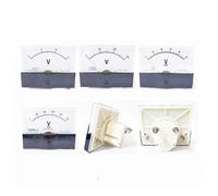 44C2 DC Voltmeter Analog Panel Pointer Voltmeter DC 1V 3V 5V 10V 15V 20V 30V 50V 75V 100V 150V 300V 450V 500V 1Pcs(5V)