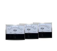 44C2 Positive And Negative Millivoltmeter Voltage ± 20mV 25mV 50mV 75mV 100mV 150mV Pointer DC Bidirectional 1Pcs(-150mV To 150mV)